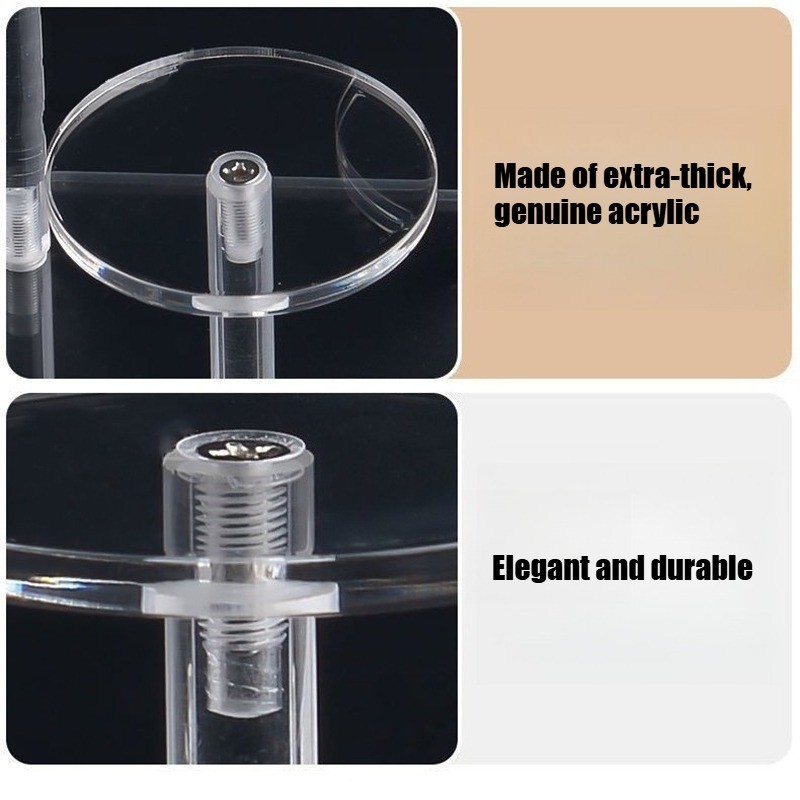 4/7/9 Set Acrylic Display Rack Transparent Removable Organizer Rak for ...