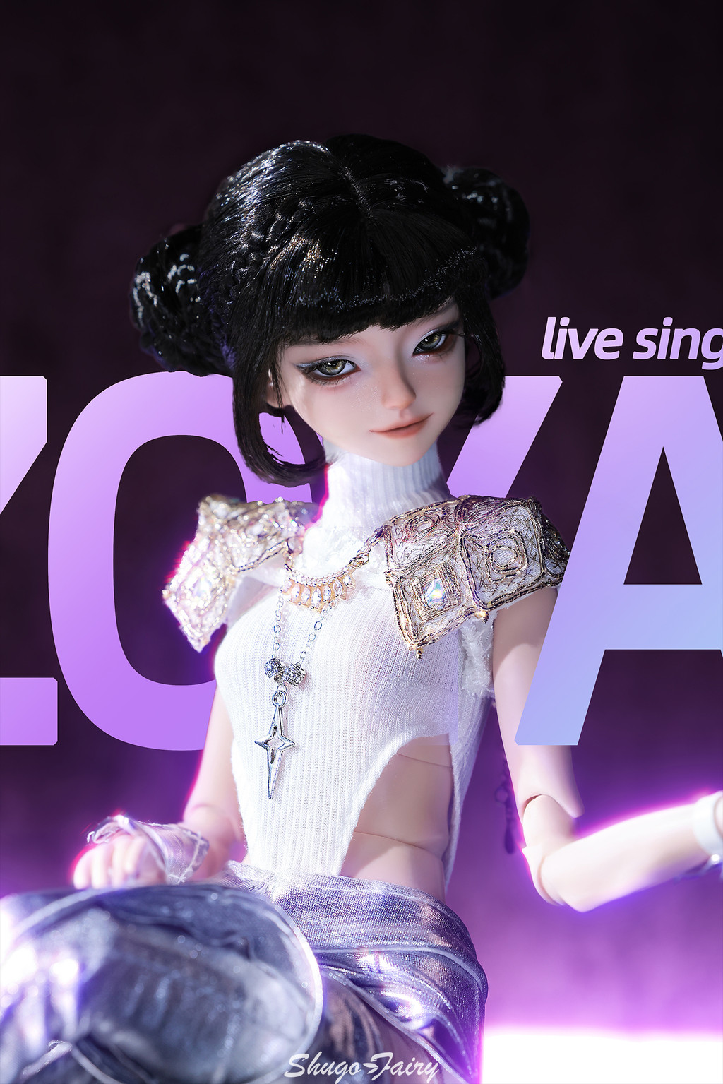 Bjd Doll 1/4 Zoya FUll Set Fashion Y2K Female Dancer Punk Rock Clothing ...