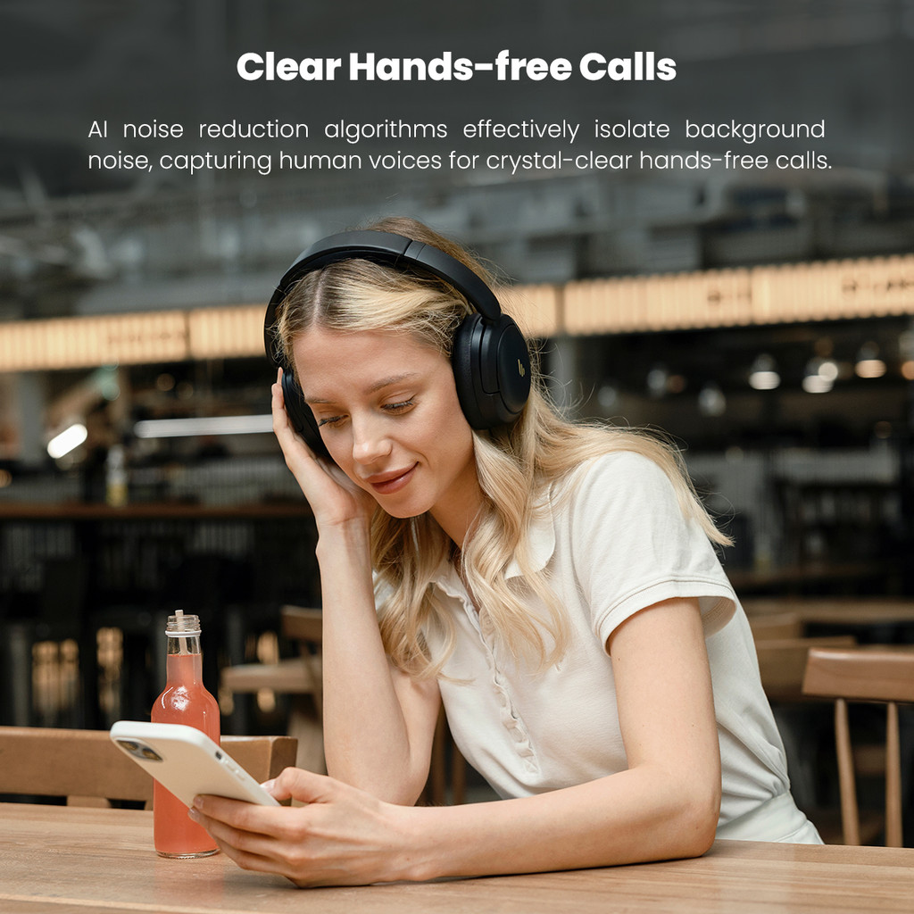 Edifier W60 Wireless Headphones | Hybrid Active Noise Cancellation ...