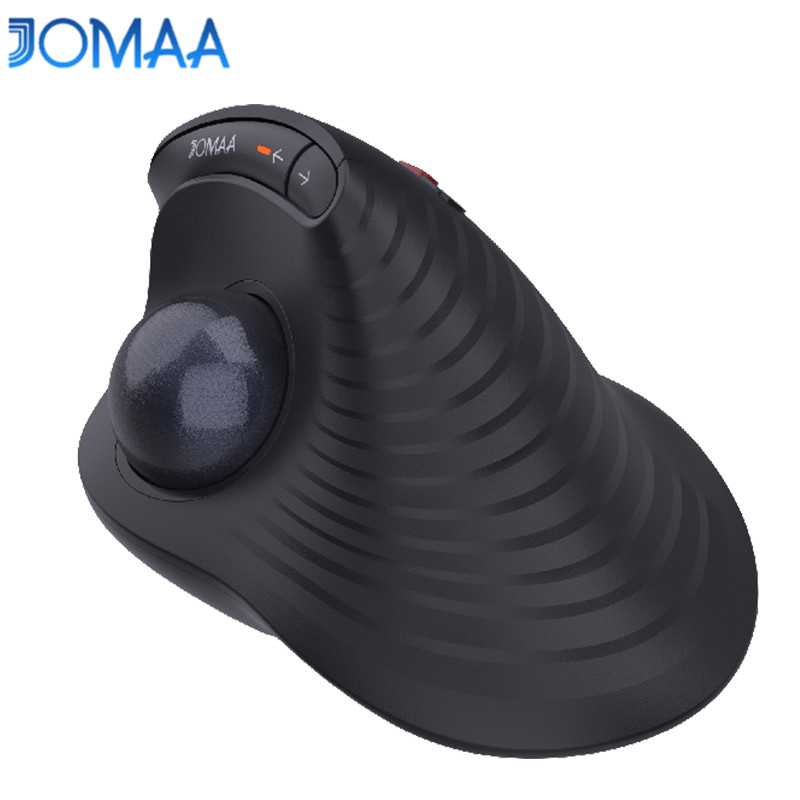 JOMAA Speed Roller Vertical Trackball Mouse Wireless Thumb-Control ...