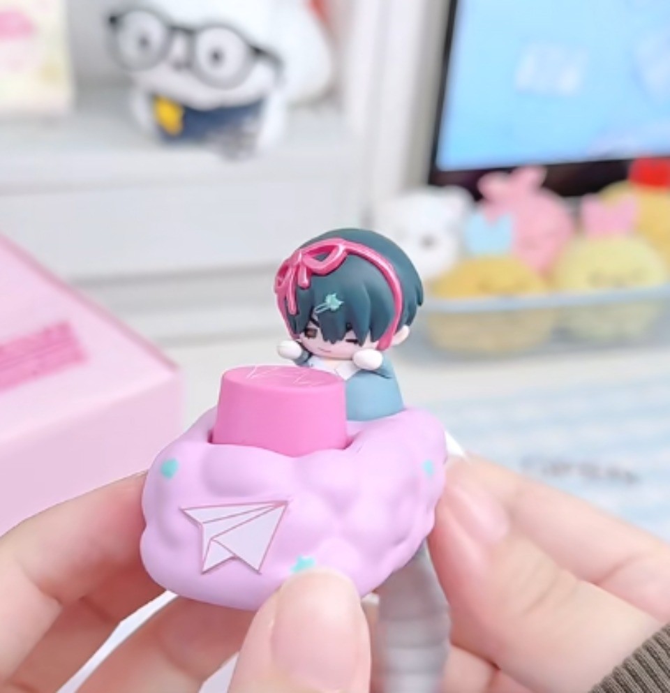 Alien Stage Keycap Blind Box Keycaps Cute 3D Creative Cartoon Keycaps ...