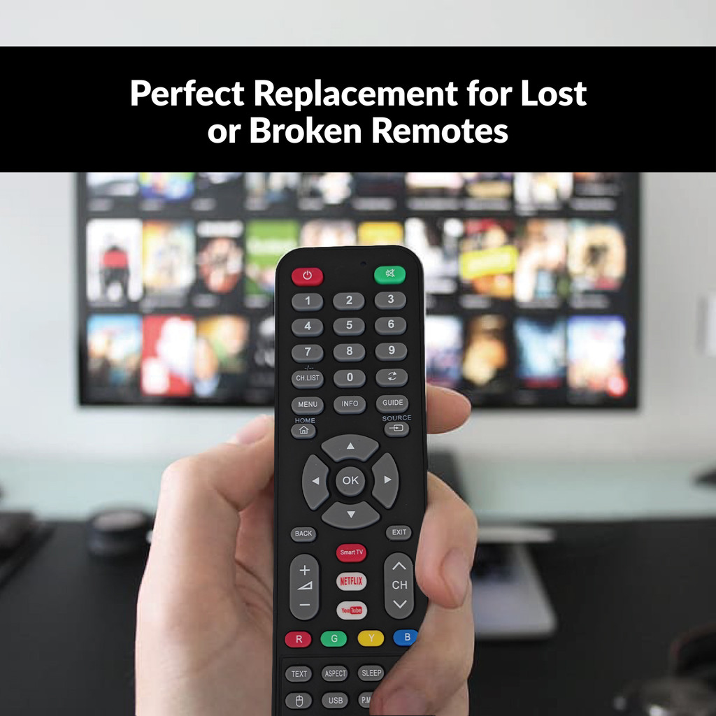 【𝐅𝐑𝐄𝐄 𝐀𝐀𝐀𝐗𝟐】Universal Replacement Remote All Brand TV LG Panas0nic RM ...