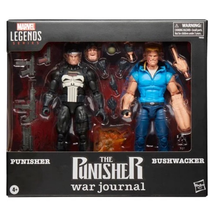 Hasbro Marvel Legends The Punisher War Journal Punisher & Bushwacker 6 ...