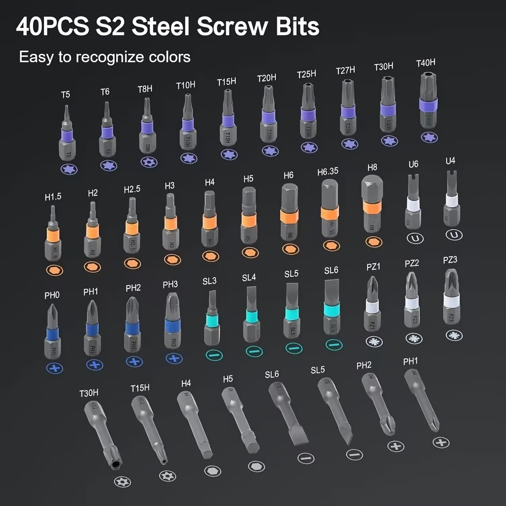【FAST DELIVERY】42 in 1 Ratchet Screwdriver Set | Magnetic S2 Steel ...