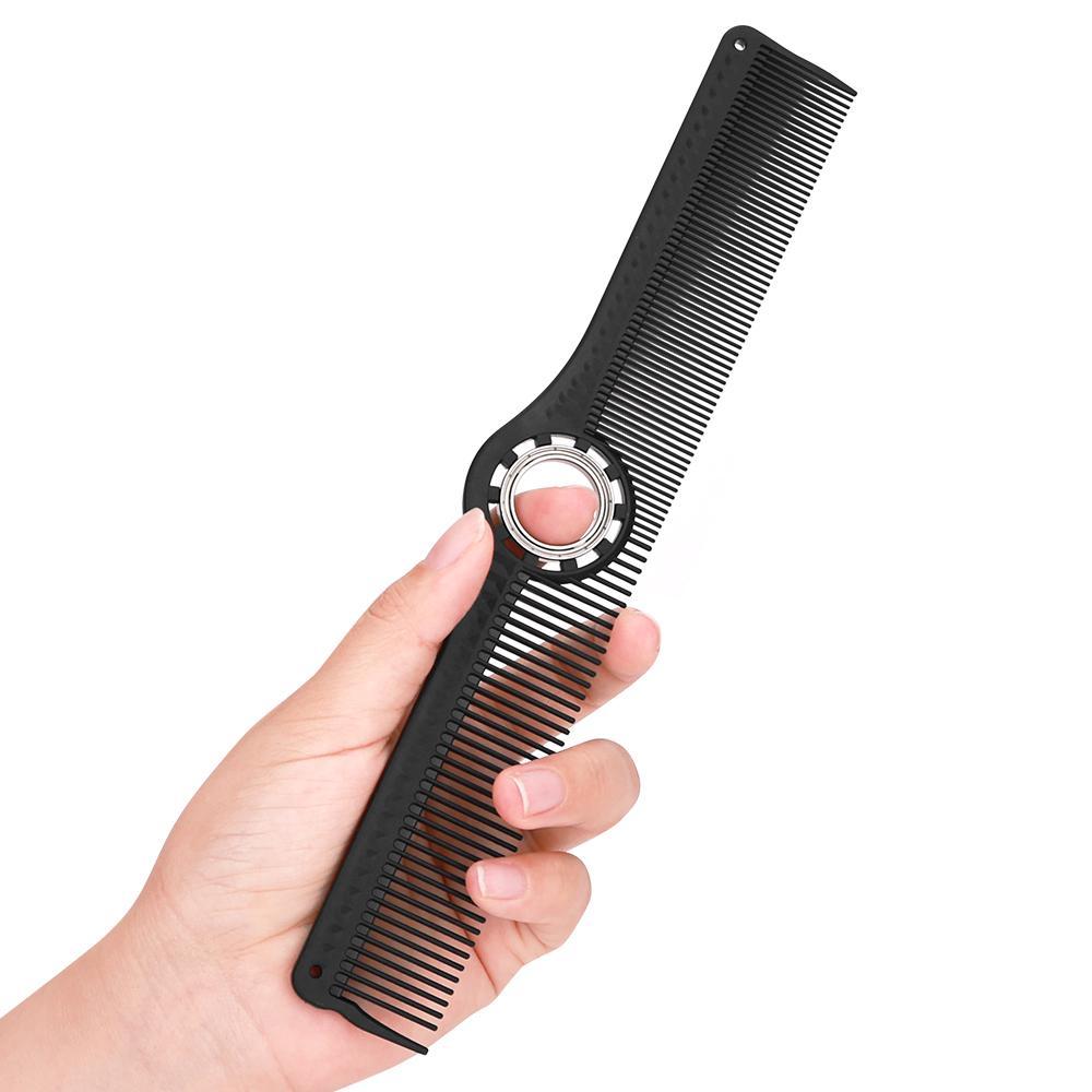 Anti-Static Rotating Barber Comb with Smooth Bearing - Salon-Quality ...