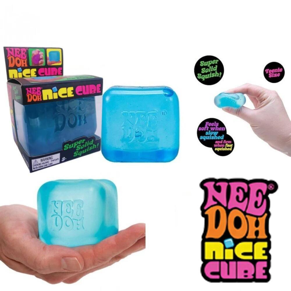 3PCS Schylling NeeDoh Nice Cube Squishy Slow Rising Stress Ball Fidget ...