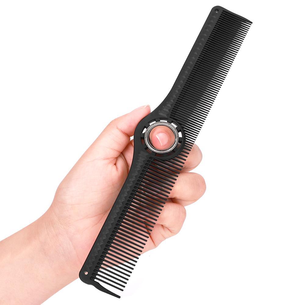 Anti-Static Rotating Barber Comb with Smooth Bearing - Salon-Quality ...