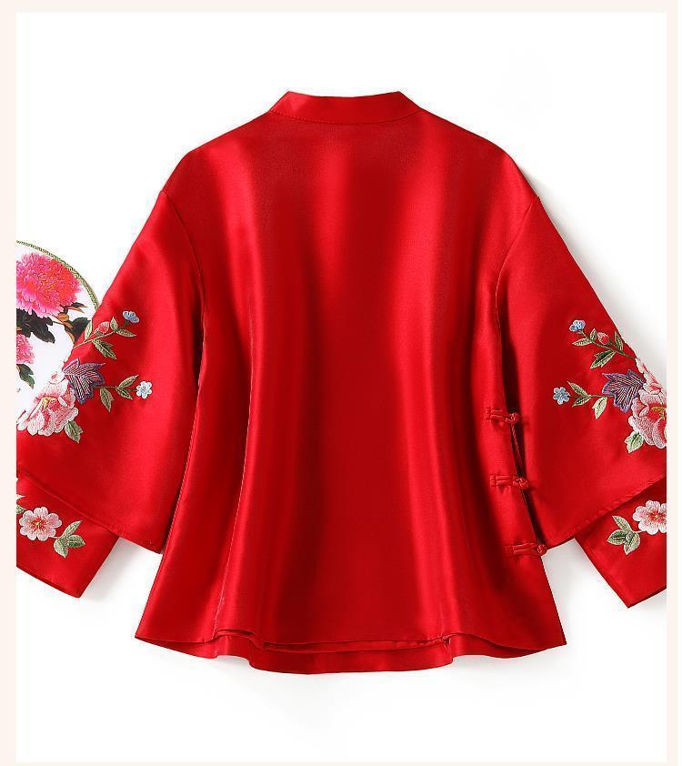 Fast Shipping chinese new year clothes cny blouse cheongsam top chinese ...