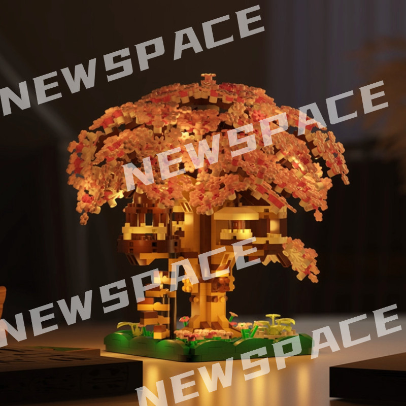 Sakura TreeHouse building blocks cherry blossom tree house assembly ...