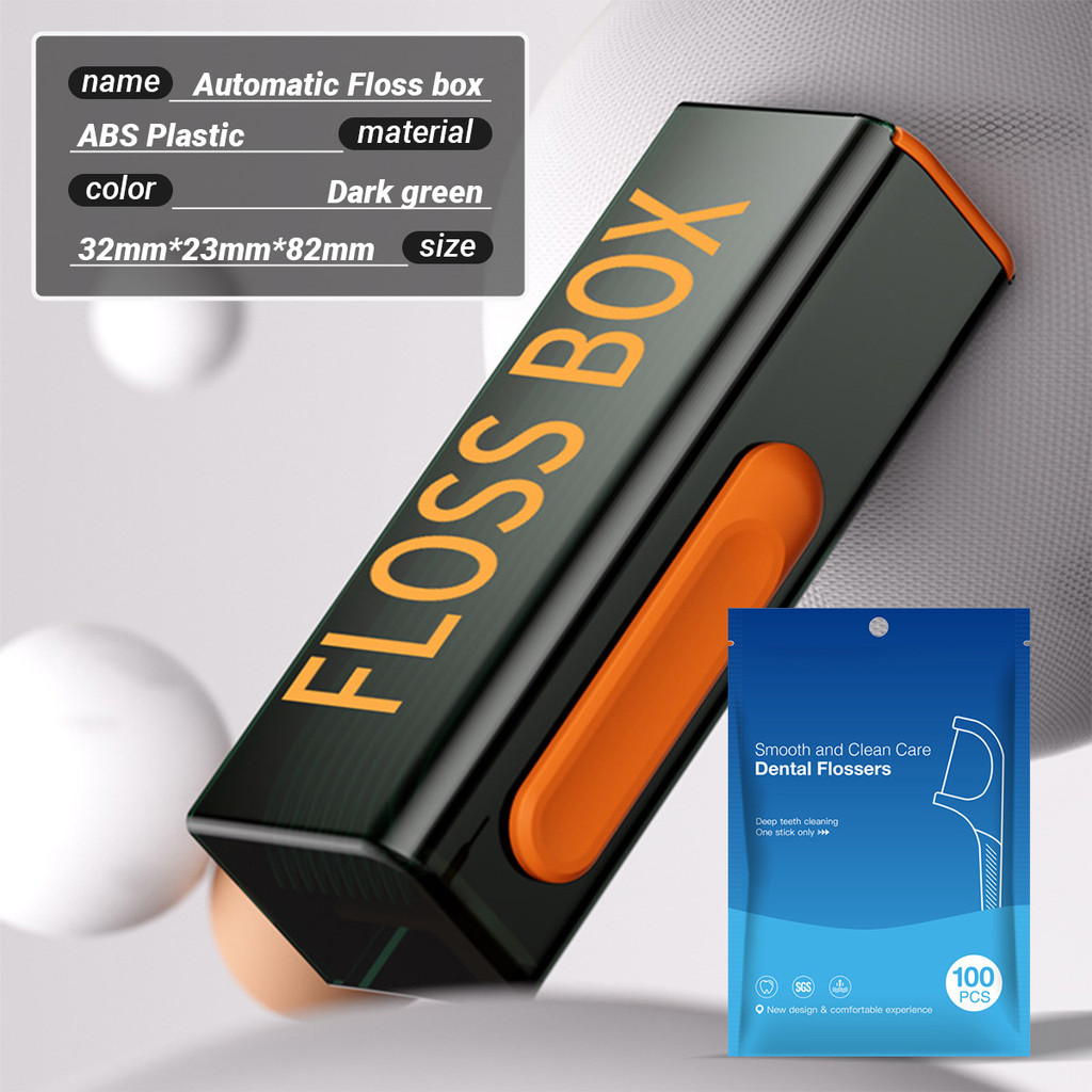 Portable Dental Floss Box Floss Stick Storage Dispenser Teeth Flosser ...