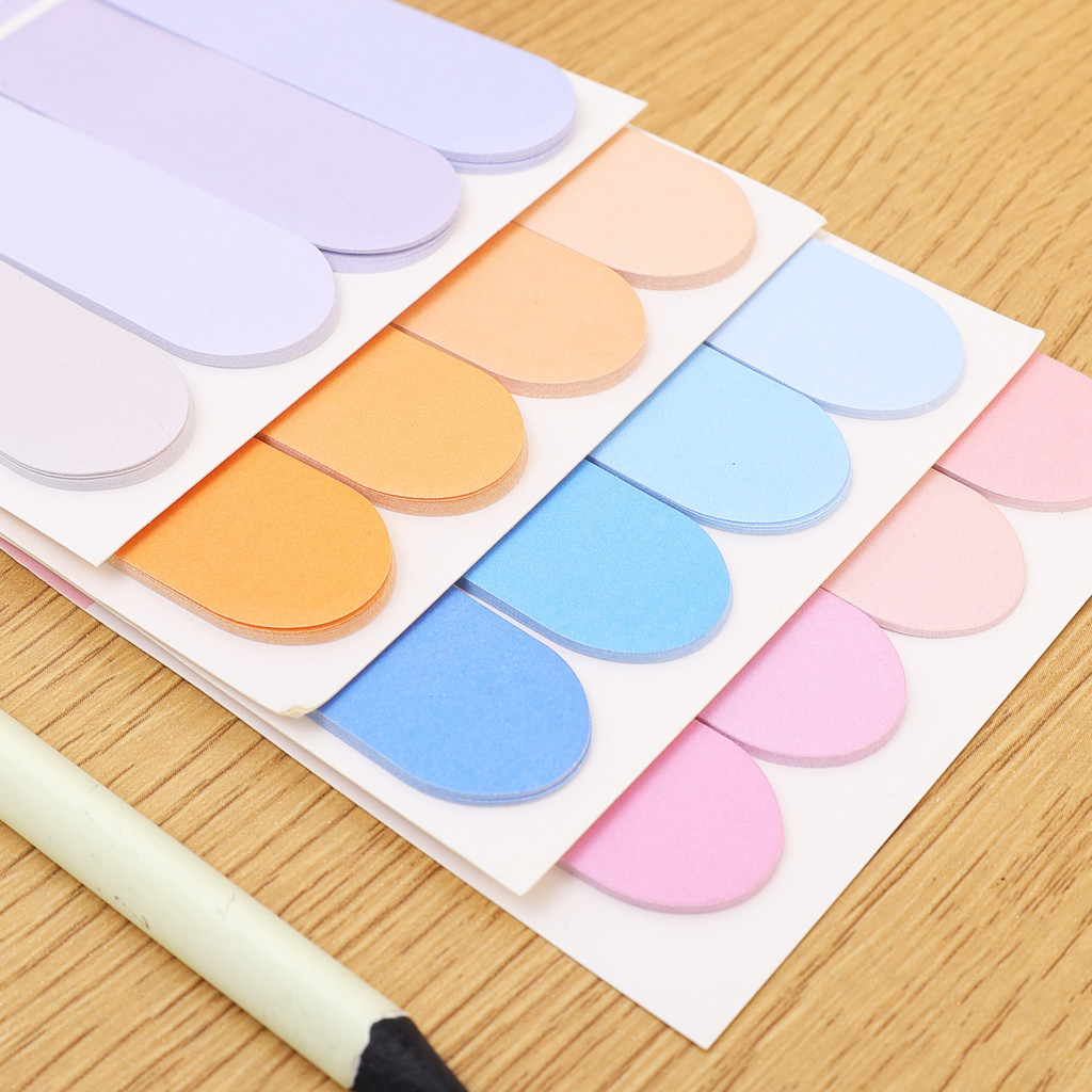 Compact Seamless Self-adhesive Sticky Note - Colorful Candy Colored ...