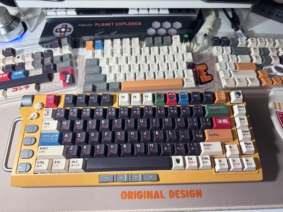Godzilla Keycaps Cherry Profile PBT 120+ Keys Wooting Aula F75 ...