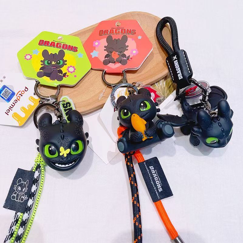 How to Train Your Dragon Same Style Toothless Keychain Choose Eyes ...