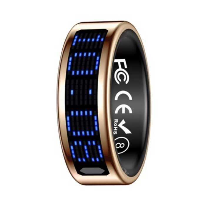 SR16 Smart Ring Touchable Display Heart Rate Blood Oxygen Healthy Sleep ...