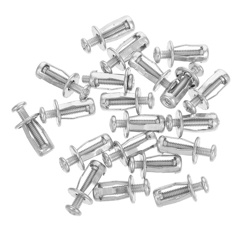 Outanaya 20-Piece Hollow Metal Rivet Nuts – Expansion Screw Threaded Inserts For Trucks, Containers & Hollow Walls
