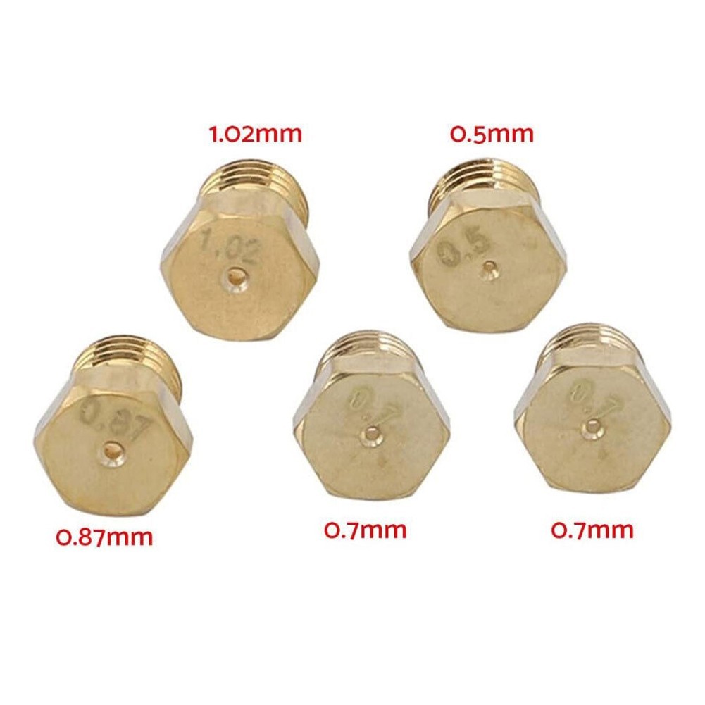 [LM]5pcs LPG Gas Jet Set Burner Gas Hob LPG Conversion Kit Nozzles ...