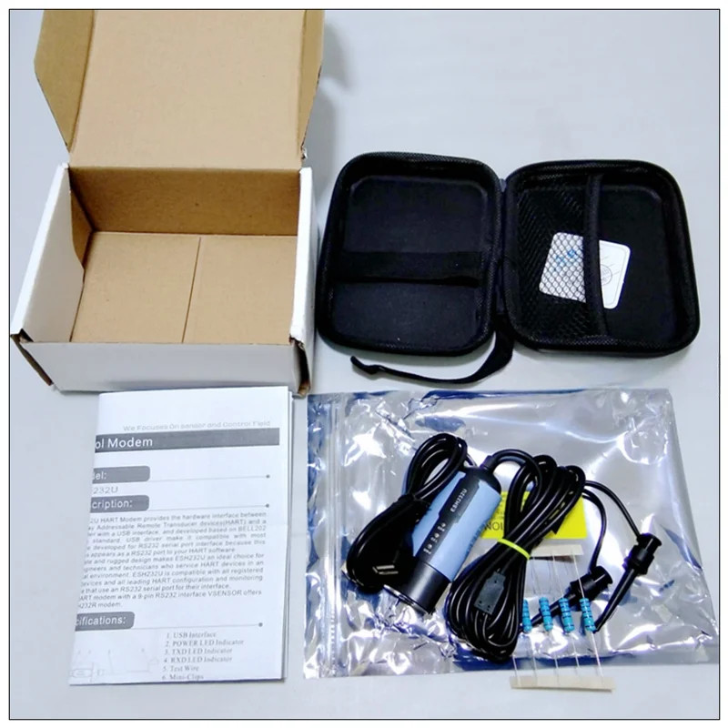 Industrial USB Hart Modem ESH232U USB Protocol Modem HART Signal ...