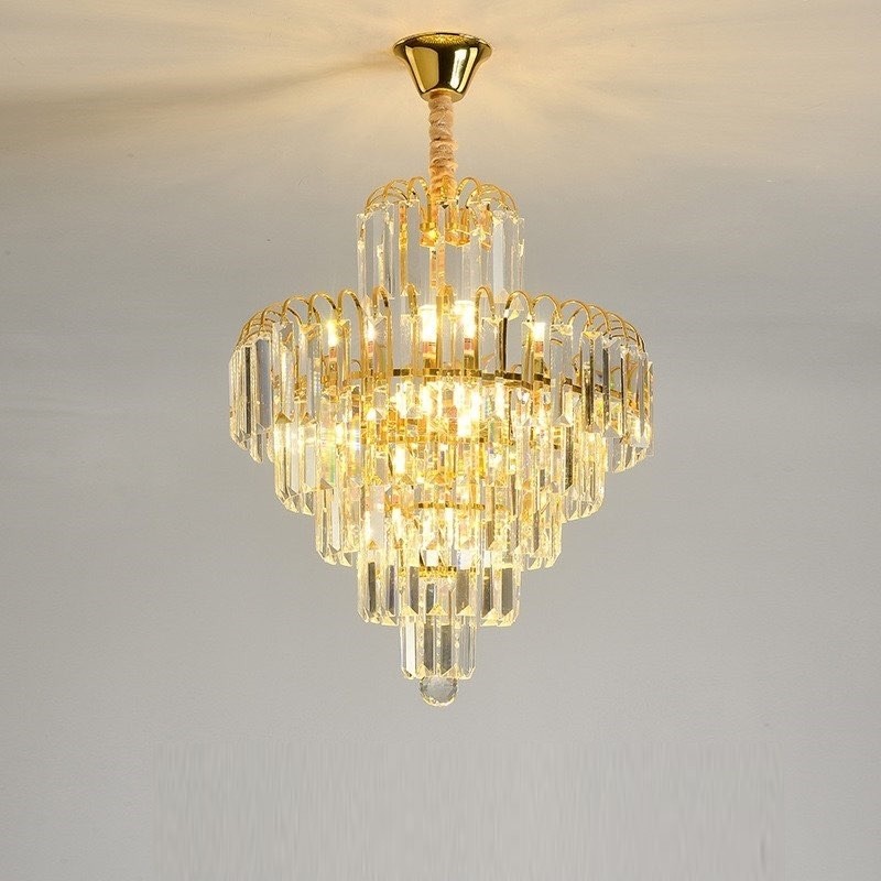 Modern Crystal Chandelier Ceiling Light Pendant Light Lampu Kristal ...