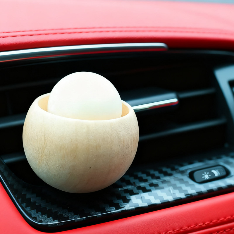 1/2/4Pcs Car Wooden Essential Oil Diffuser - Fireless Aromatherapy ...