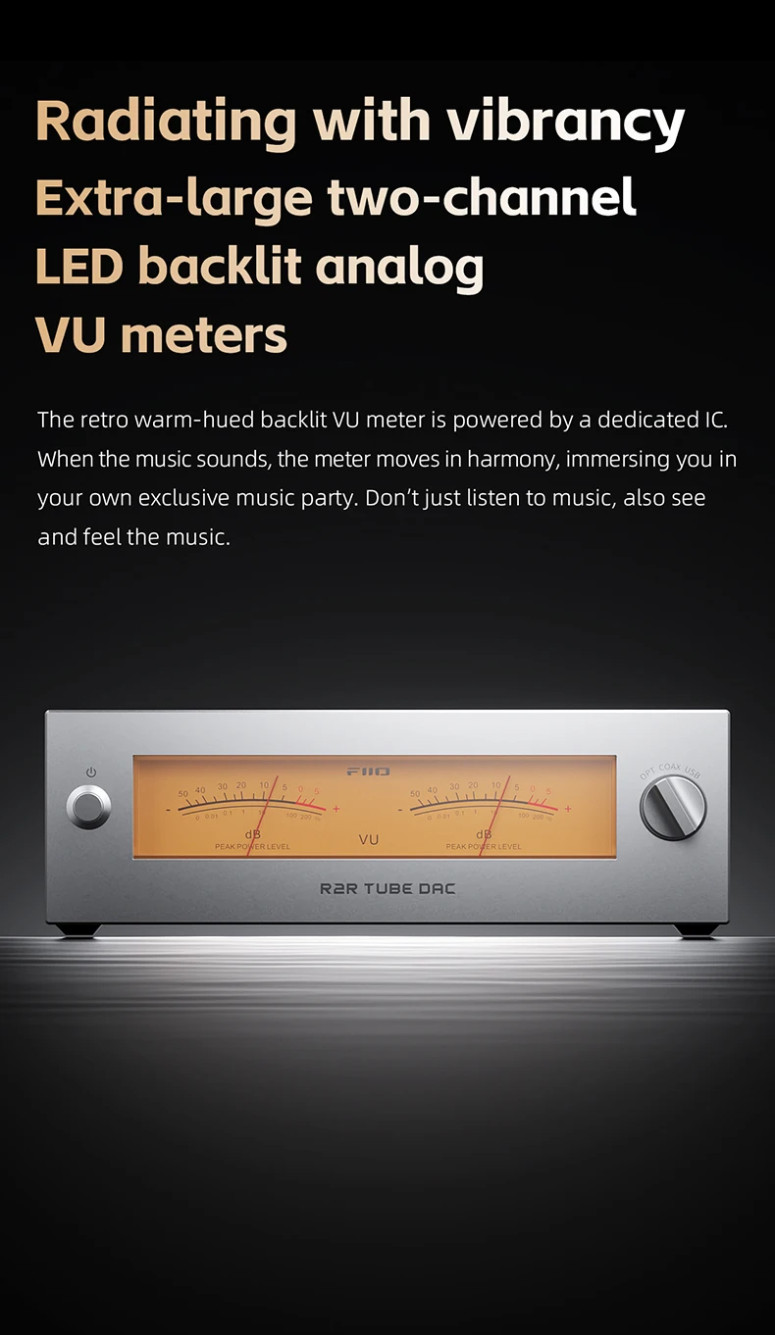 FiiO WARMER R2R, Desktop DAC and Amplifier: Fully Balanced 24Bit R2R ...