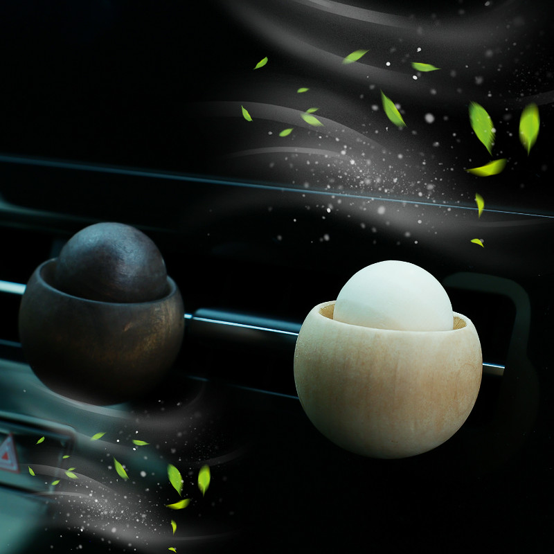 1/2/4Pcs Car Wooden Essential Oil Diffuser - Fireless Aromatherapy ...