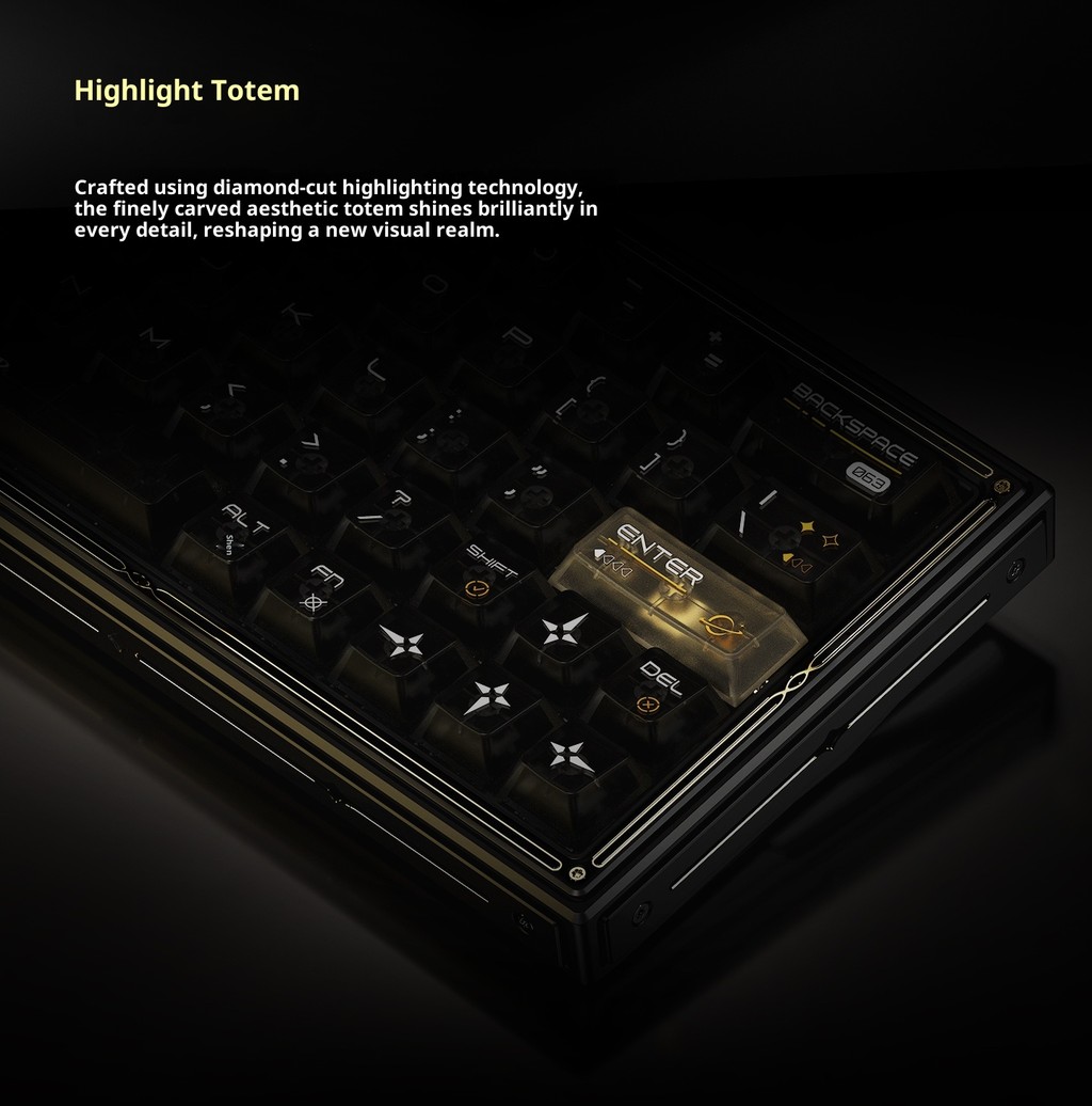 Wlmouse Huan63 Phantom Light Magnesium Magnetic Switch Keyboard ...
