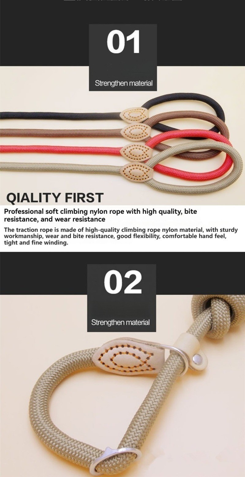 Tracking Line- for Medium Outside Camping Dog Leash- Heavy Duty Nylon ...