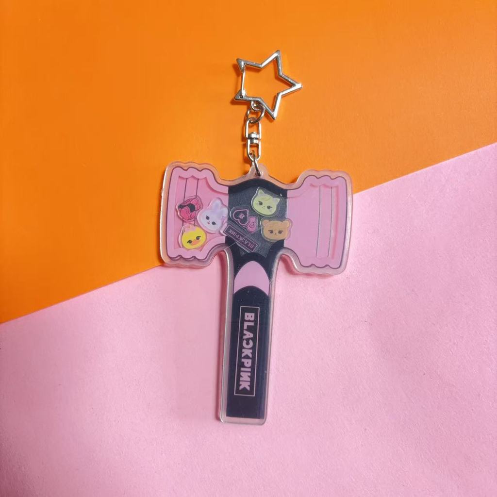 Kpop Idol Lightstick Acrylic Keyring Shaker Keychains | Shopee Malaysia