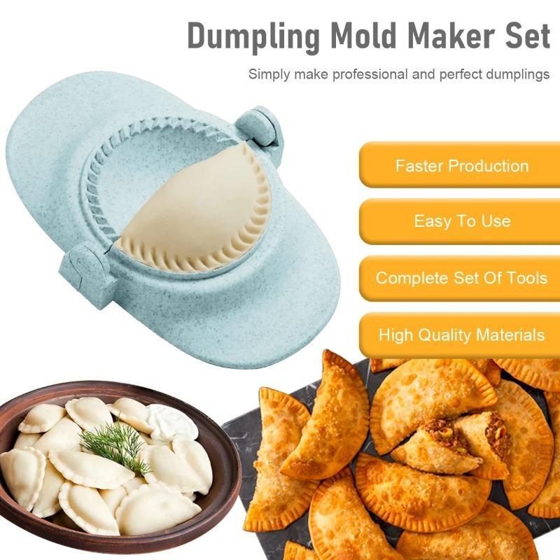 Dumpling Maker Wheat Stalk Material Dumplings Mold DIY Dumpling Machine ...