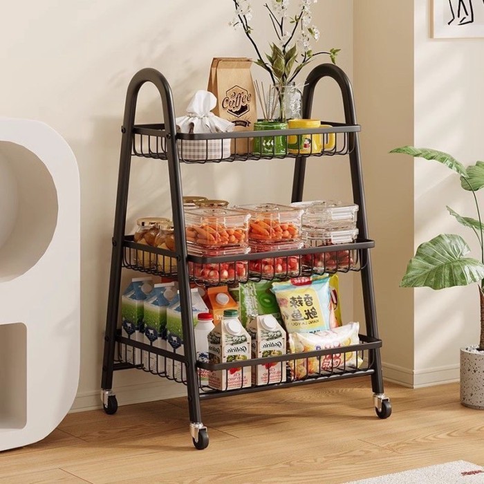 mHOT!! Kitchen Rack Sandwich Trolley Multi-layer Household Spice Rack ...