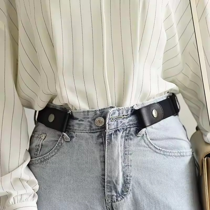 Adjustable Elastic Waist Band Invisible Belt BuckleFree Belts For — free download