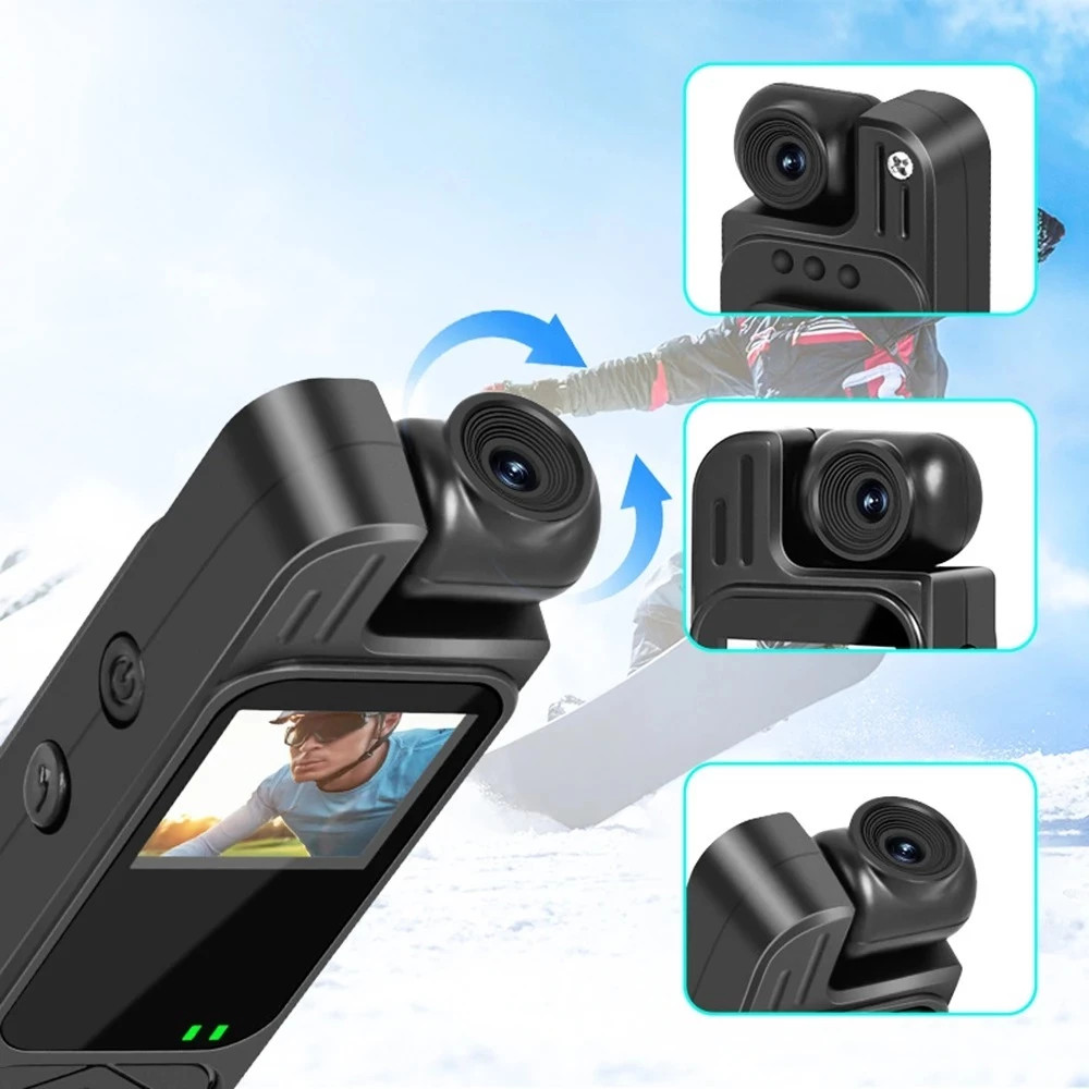 Bodycam Police Camera 1080P 2K HD Sports CameraRotatable Night Vision ...