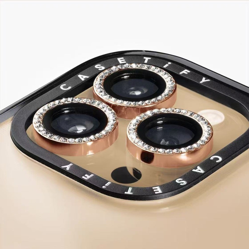 Luxury Shiny Camera Protective For iPhone 17 Pro Max 16 15 14 Pro Max ...
