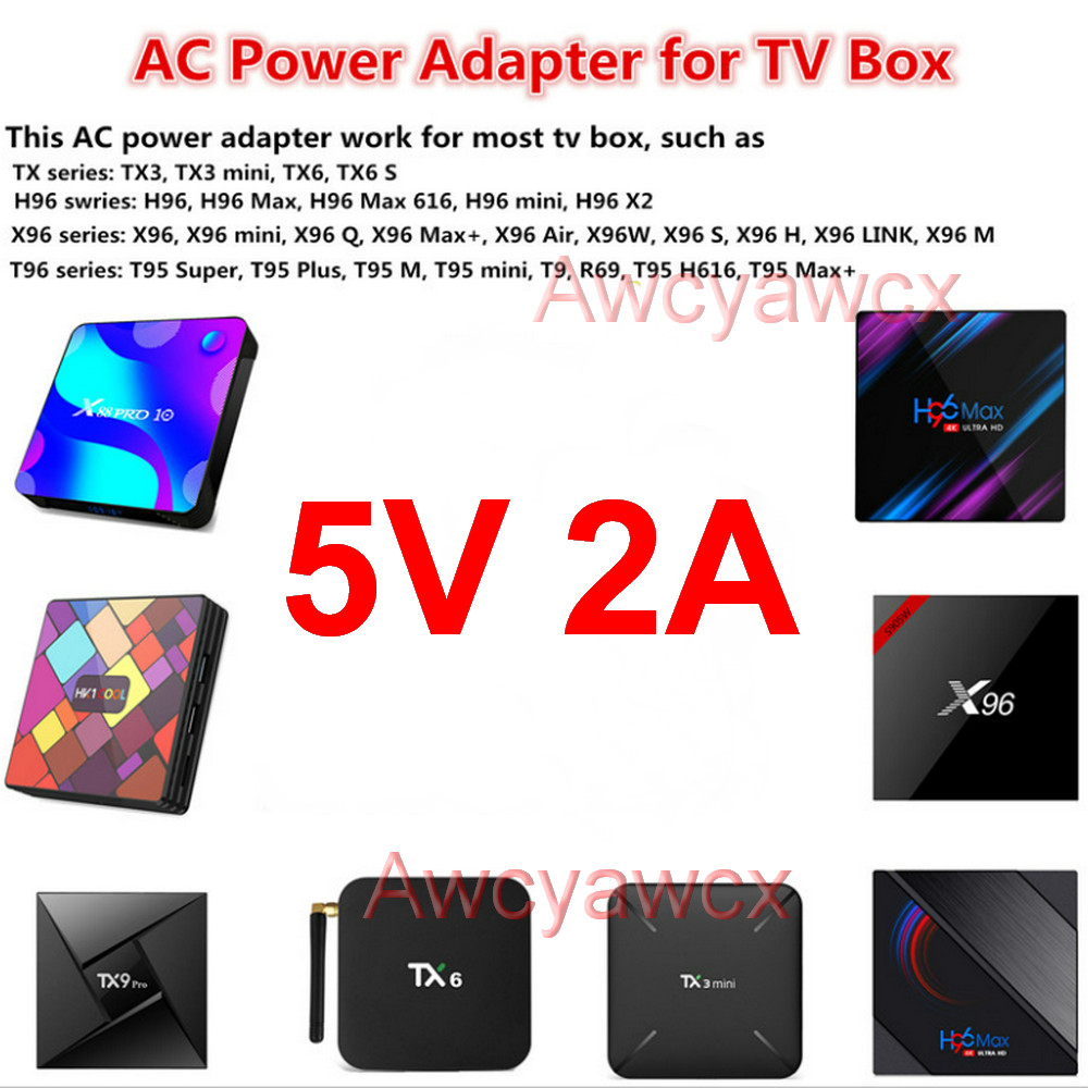 5V 2A TV BOX Power Supply Converter AC DC Adapter For Android For Q96 ...