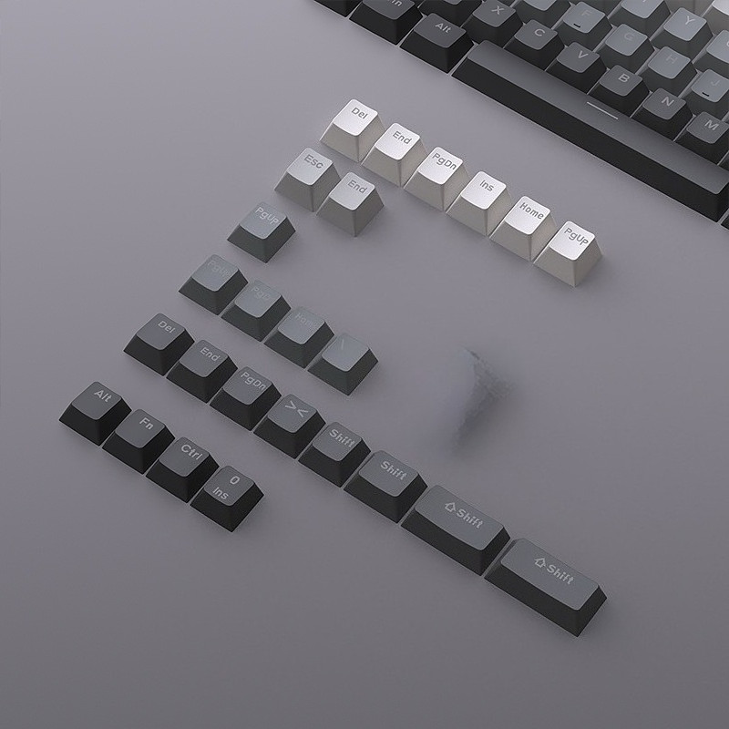 Polar Day Front Carving Through Light Keycap Gradient Style Stabilizer ...