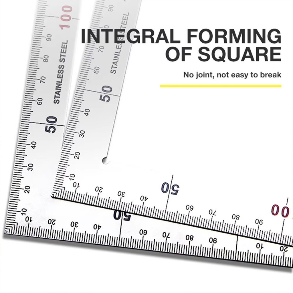 Stainless steel angle ruler 30/50/20cm L Shape Angle Square Ruler 90 ...