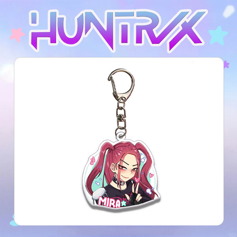 HUNTRIX K-POP Demon Hunter Acrylic Keychain Bag Charm Accessories K-POP ...