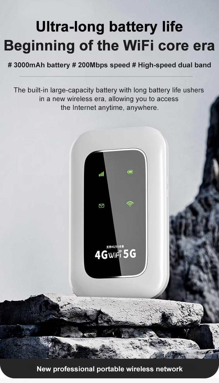 🔥HOT🔥Portable 4G LTE Wi-Fi Hotspot/ 4G LTE Pocket Router Car Mobile ...