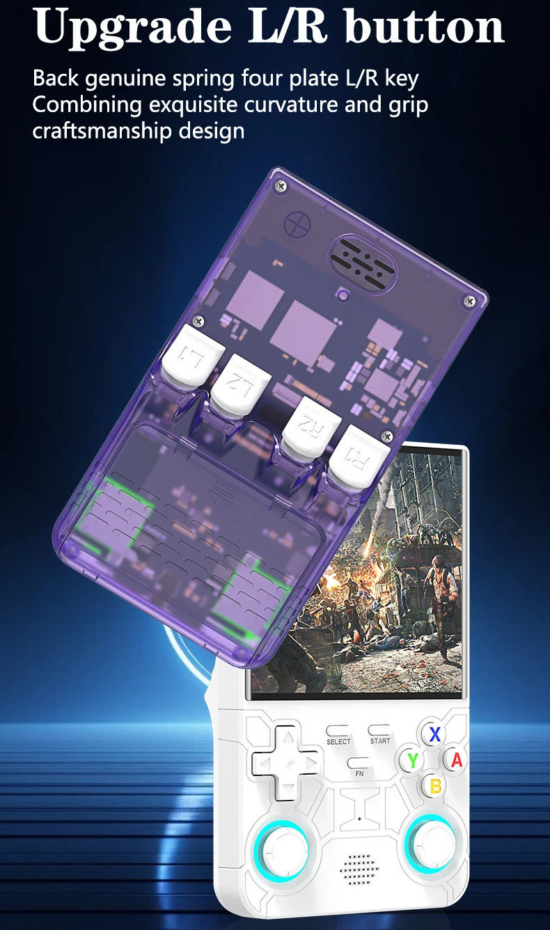 R36 Ultra Open Source Handheld Console - Mini Portable, HD Screen, Dual ...