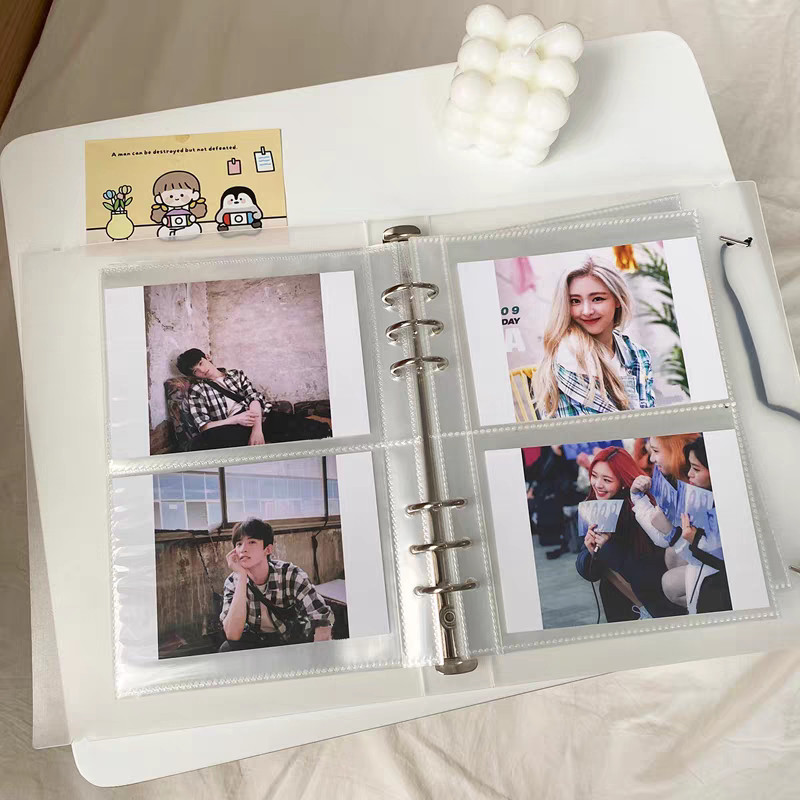 [24-Hour Shipping] Photo Storage Bag A5 Binder Sleeves 1/2/4P Photo ...