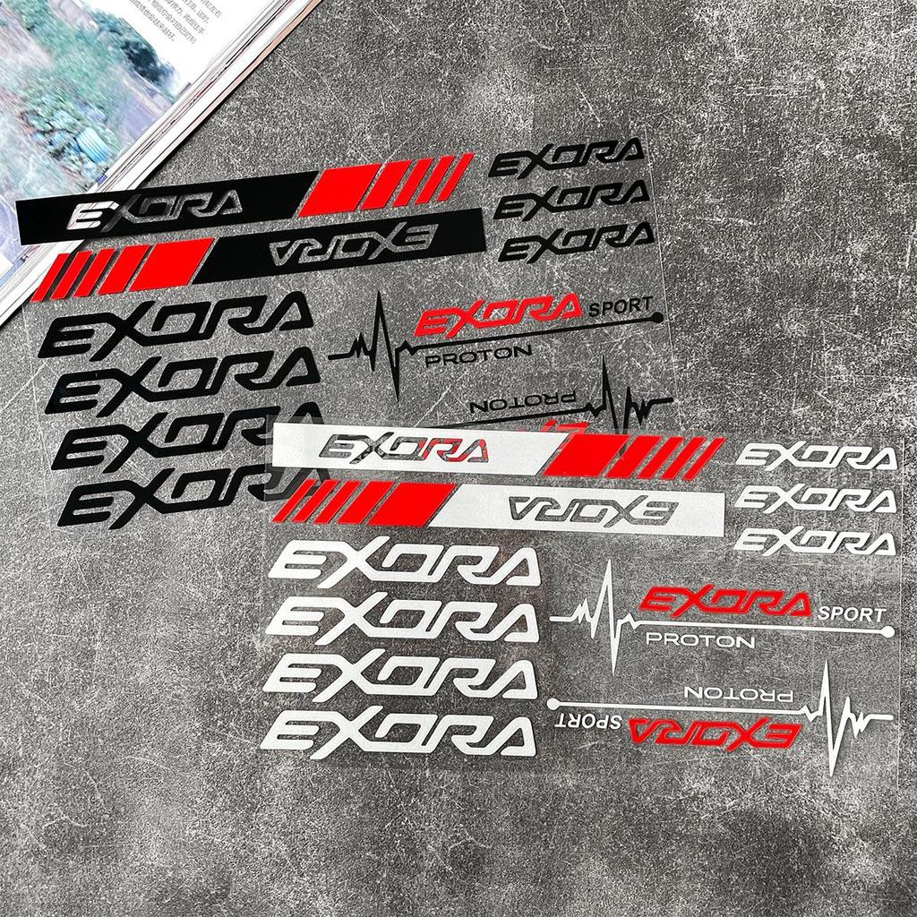 Reflective Vinyl Sticker for Proton EXORA Vehicles Triangular Window ...