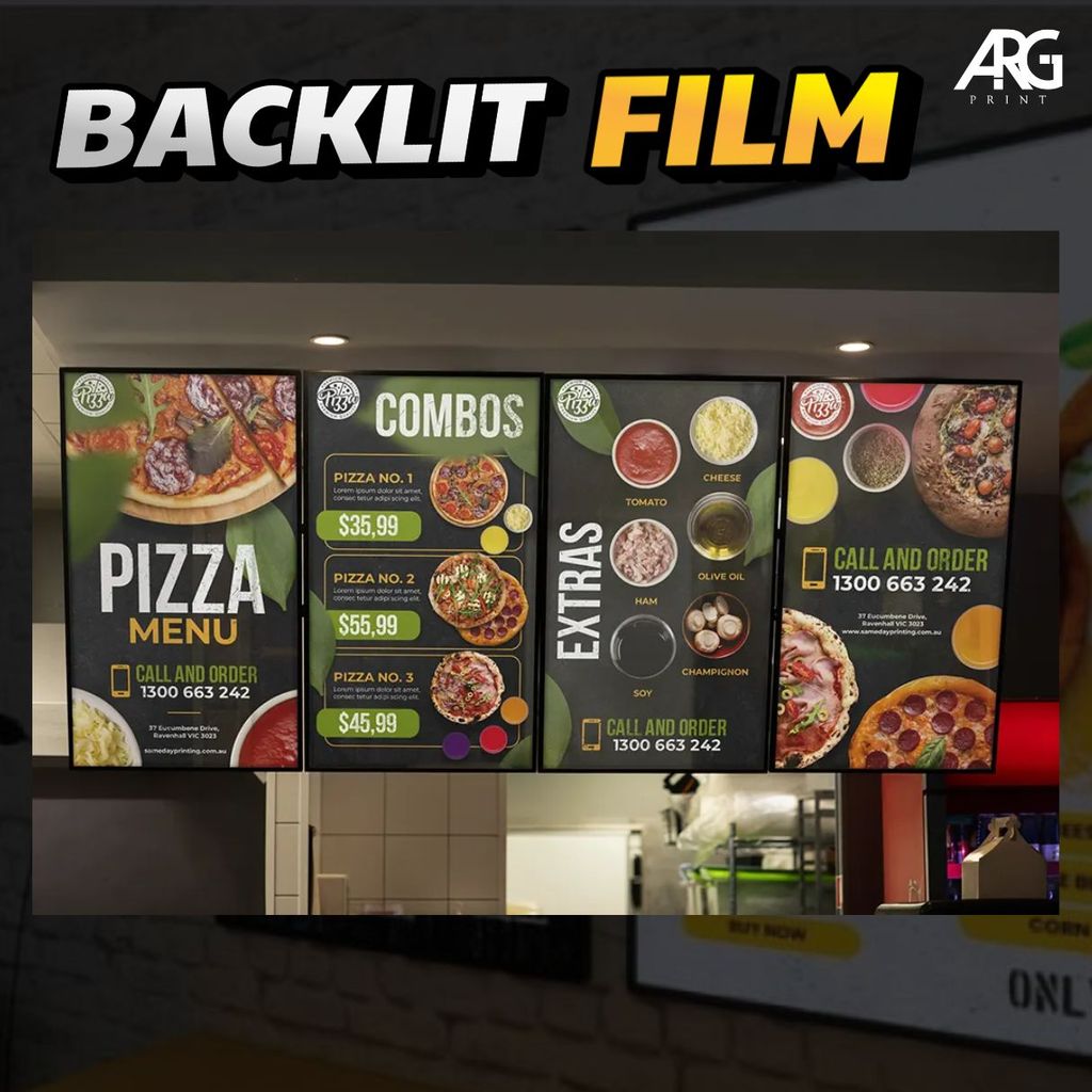 BACKLIT FILM UNTUK LIGHTBOX , MENU MAKANAN DISPLAY | Shopee Malaysia