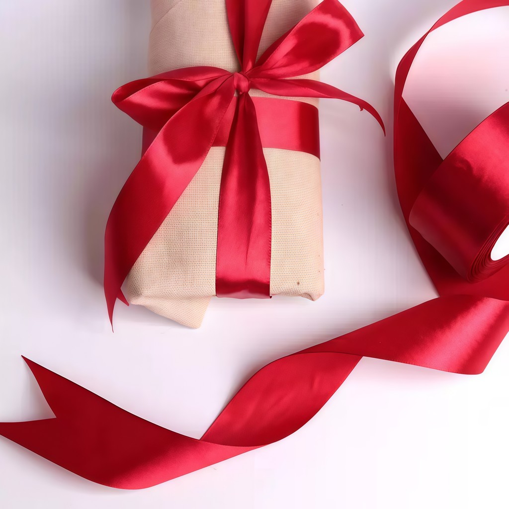 [22M] 2.5CM Satin Ribbon Riben Reben Ribben Satin Organza Gift Flower ...
