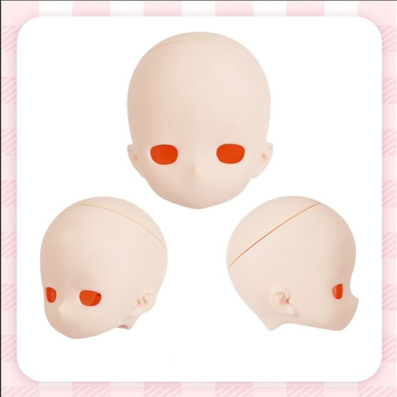 1/4 Doll's Head Part Imomodoll Accessories Chami / Lucifer / Maru White ...