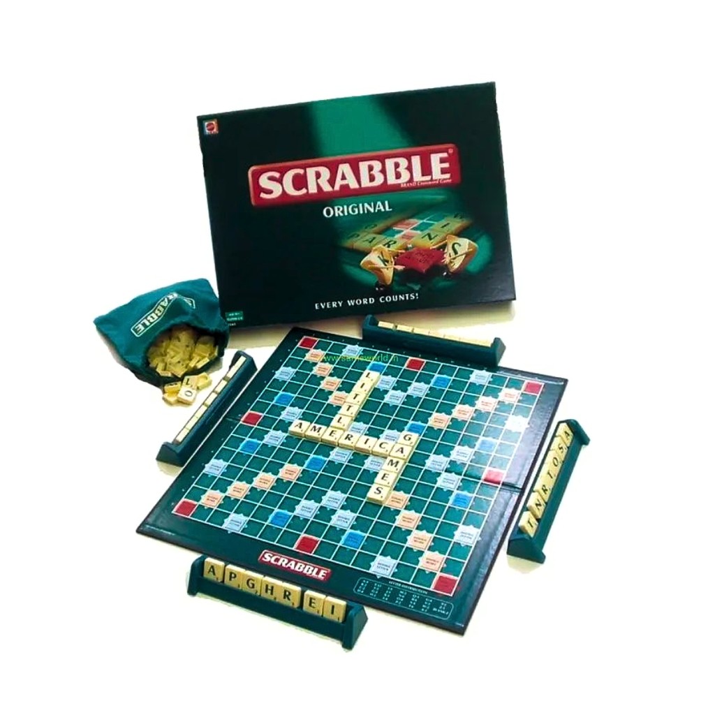 Scrabble Mini Crossword Letter Word Matching Board Game Educational ...