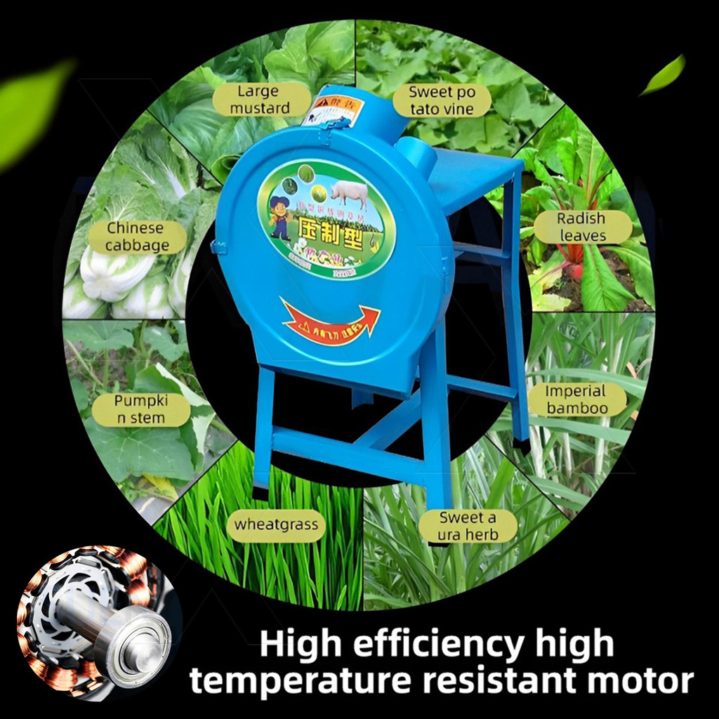 3800W Penghancur Rumput Napier Chopper Napier Rumput Agricultural ...