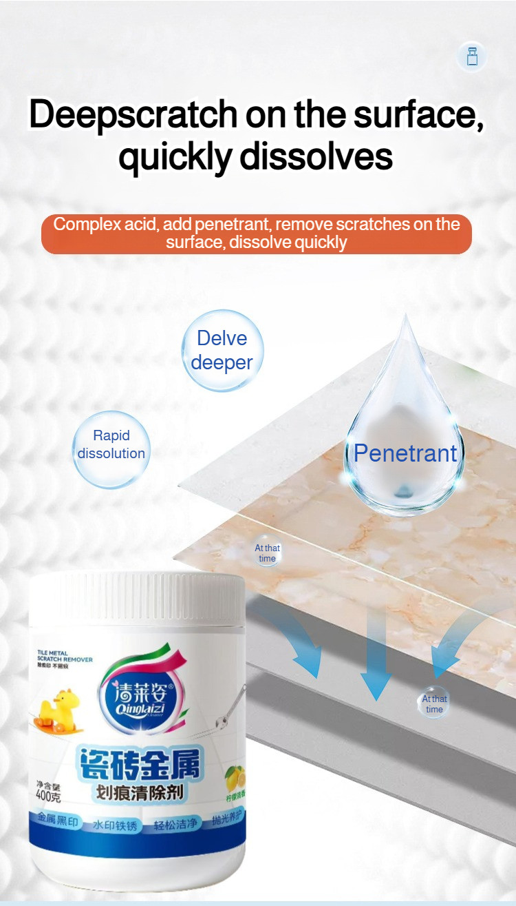 Tile Metal Scratch Cleaner/Ceramic Floor Surface Scratch Remover for ...