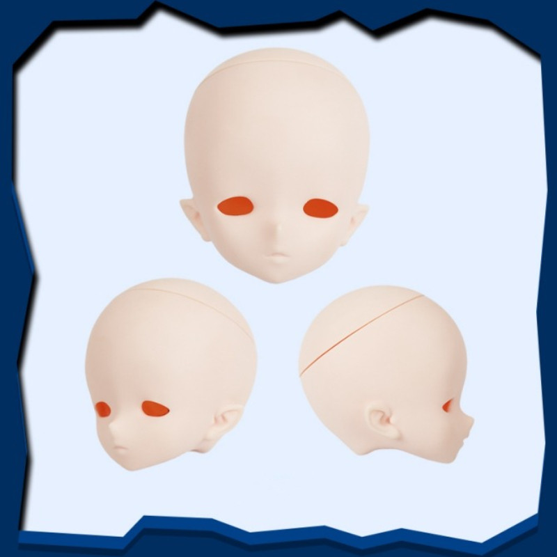 1/4 Doll's Head Part Imomodoll Accessories Chami / Lucifer / Maru White ...