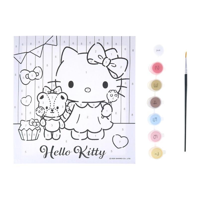 Hello Kitty Canvas Painting (19.5cmX19.5cm) | Shopee Malaysia