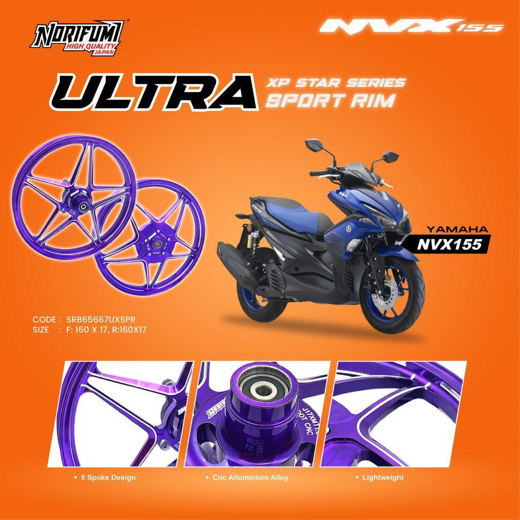 ULTRA XP STAR SERIES SPORT RIM NORIFUMI NVX V1 V2 160 X 17' 5 SPOKE ...
